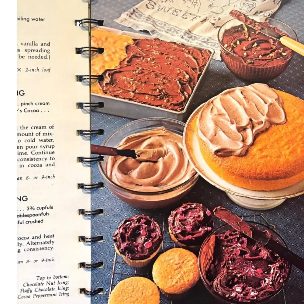 VTG 1971 Reproduction of Hershey's 1934 Cookbook, Hershey Foods, HC Spiral Bound